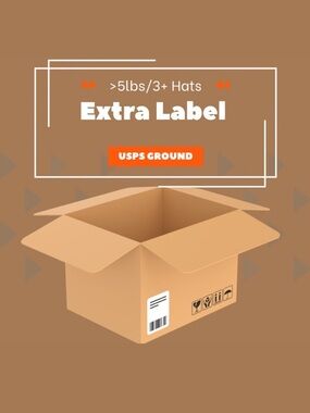 >5lbs/3+Hats📦Additional Shipping Label